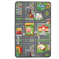 Kids Play Rug City Road Map - 165cm