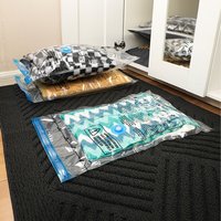 5-Piece Vannme Vacuum compression storage bags - Transparent