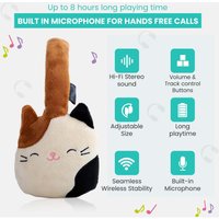Squishmallows Cam Plush Bluetooth Headphones - Brown