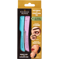Duo Hollywood Browzer Dermaplaner - Blue Opal/Rose Quartz