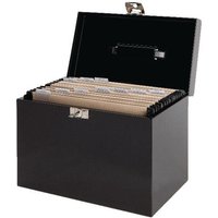 Metal Filing Box - Black