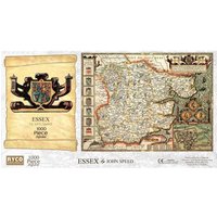 Essex Historical Map 1000 Piece Jigsaw Puzzle (1610) - Neutral