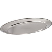 Buckingham Stainless Steel Oval Platter Serving Tray, 40 cm - Chrome
