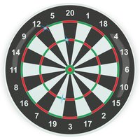Dart Board Round Worktop Protector - Textured Glass Chopping Board - Black