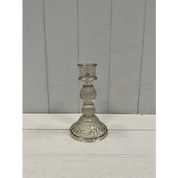 Medium Smokey Brown Decorative Candle Holder - Brown