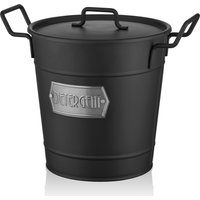 The Mia Black Washing Powder Storage Box - Black