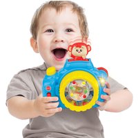 My First Baby Selfie Phone Pop-Up Monkey Camera Twin Pack - Blue
