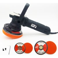 Autojack 125mm Dual Action Car Polisher with 6 Pre Set Speeds - Black