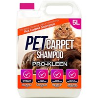 5L Pet Carpet Shampoo Upholstery Solution Reactivating Odour Treatment - Pink / 5kg