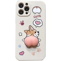 , Corgi Stress Relief Fidget Phone Case for iPhone - White / iPhone 11 Pro Max , Corgi Stress Relief Fidget Phone Case for iPhone - White / iPhone 11 Pro Max