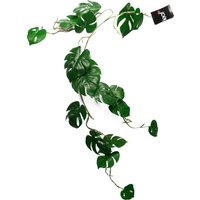 Artificial Hanging Trailing Monstera Plant - Green