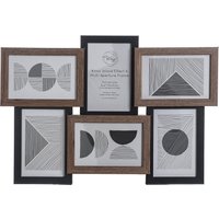 Knox Wood Effect Multi-Aperture Frame - Brown