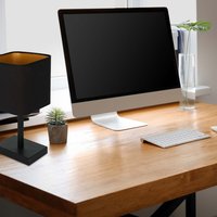 Milagro Napoli Table Lamp Black Gold - Black / Gold