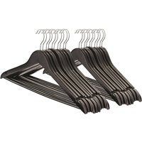 Wooden Coat Hangers - Black / 20