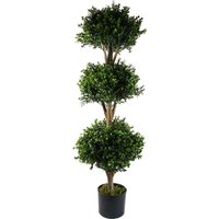 Buxus Triple Ball Artificial Tree UV Resistant Outdoor Topiary - Buxus Triple Ball UV