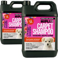 MAXPLUS Premium Carpet Shampoo For Homes With Pets Orange Jasmine - Black / 10L