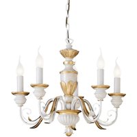 Firenze 5 Light Chandelier - Gold