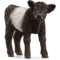 SCHLEICH Farm World Galloway Calf Toy Figure - 13969 - Black/White