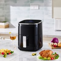 4.7L Air Fryer with Smart Touch Display - Black