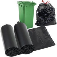 30L Large Bin Bags Recyclable Strong Liners Anti Drip - Green