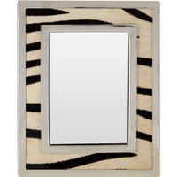 Kensington Townhouse 5in x 7in Zebra Design Photo Frame - Black & Natural