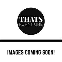 Dakot 127 x 82cm Oak Small Dining Table and 6 Washington Leather Chairs - Black