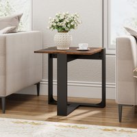 Square Side Table End Table - Brown