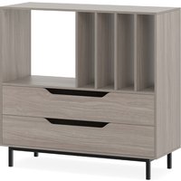 Mid Century Turntable Stand - Grey