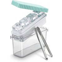 Keplin Large Ice Cube Tray with Lid & Tongs - Blue / 1.0