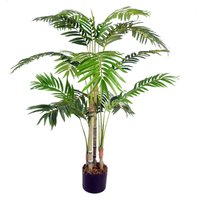 Leaf Large Artificial Palm Tree - Light Green