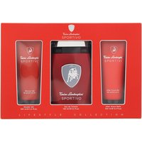 Lamborghini Sportivo Eau De Toilette 125ml Gift Set - Red