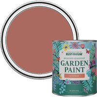 Rust-Oleum Garden Paint in Satin Finish - Salmon 750ml - Salmon