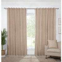 Divante, Cambridge Tab Top Curtains - Natural / 229cm Divante, Cambridge Tab Top Curtains - Natural / 229cm