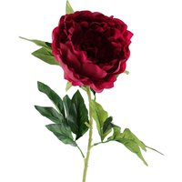 Artificial Dark Pink Peony Stem - Dark Pink Peony