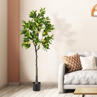 Artificial Lemon Tree - Green / 160cm