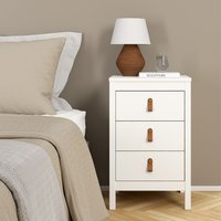 Barcelona Bedside Table - White / 3