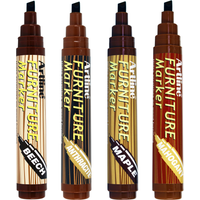 Artline Pack of 4 Furniture Restoration Marker Pens - Assorted