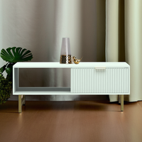 Vienna Coffee Table With Storage - White