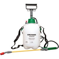 3 Litre Garden Weed Killer and Fertiliser Pressure Sprayer with Carry Strap - White