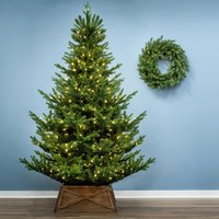 The Pre-lit Ultra Mountain Pine - Green / 5ft