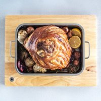 MasterClass Stainless Steel Heavy Duty 32x23cm Roasting Pan - Silver
