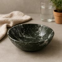 Marmore Black and White Marble Bowl - Black