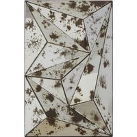 Sunburst Grey and White Wooden Wall Mirror - Black