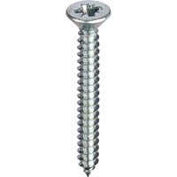 Unifix Self-Tapping Screws Pozi Csk Head AB DIN 7982-C-Z BZP 8G x 1.1/4" - Grey