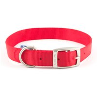 Nylon Dog Collar - Red / 35cm
