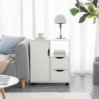 SoBuy Home Office Side Table - White