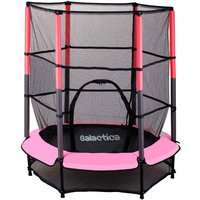 GALACTICA, Galactica Childrens Mini Trampoline With Safety Net 4.5Ft Kids Rebounder - Pink GALACTICA, Galactica Childrens Mini Trampoline With Safety Net 4.5Ft Kids Rebounder - Pink