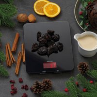 10kg High Capacity Glass Digital Scales - Black
