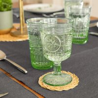 Romantic Wine Glasses - 320ml - Green / 4
