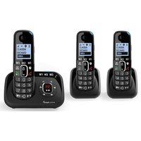 1583 Voice Trio Big Button Dect Telephone - Black